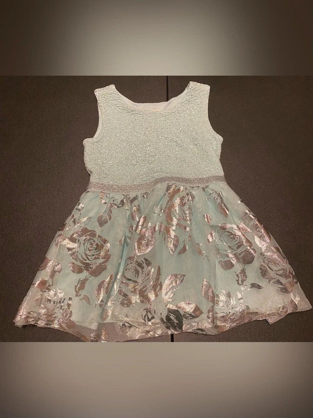 The Children's Place Mint & Blush Layered Tulle Party Dresses (Lot of 2)